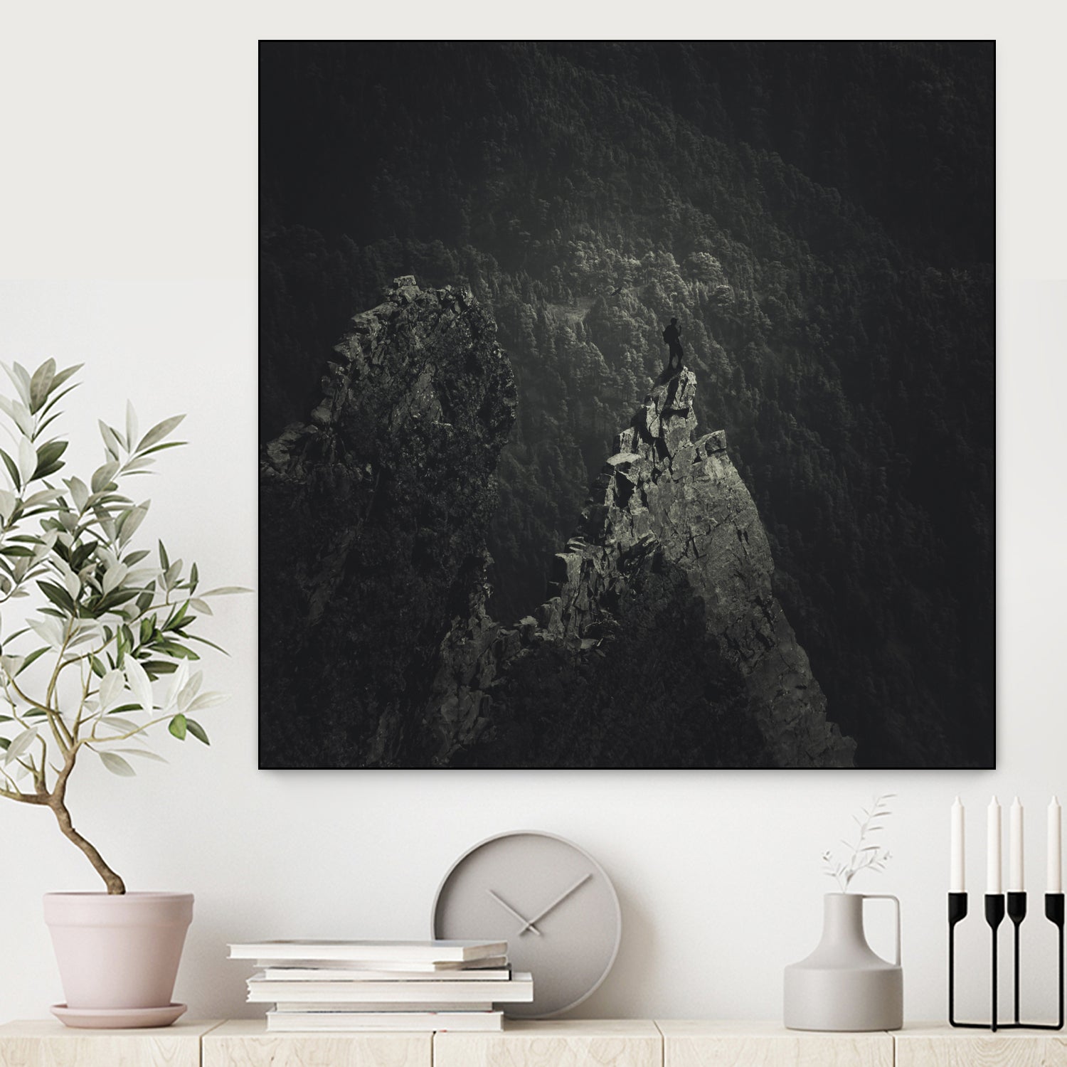 Above It All Dark - Premium Blackout Curtains for Bedroom & Living Room - Perfect for Light Blocking, Privacy & Sleep