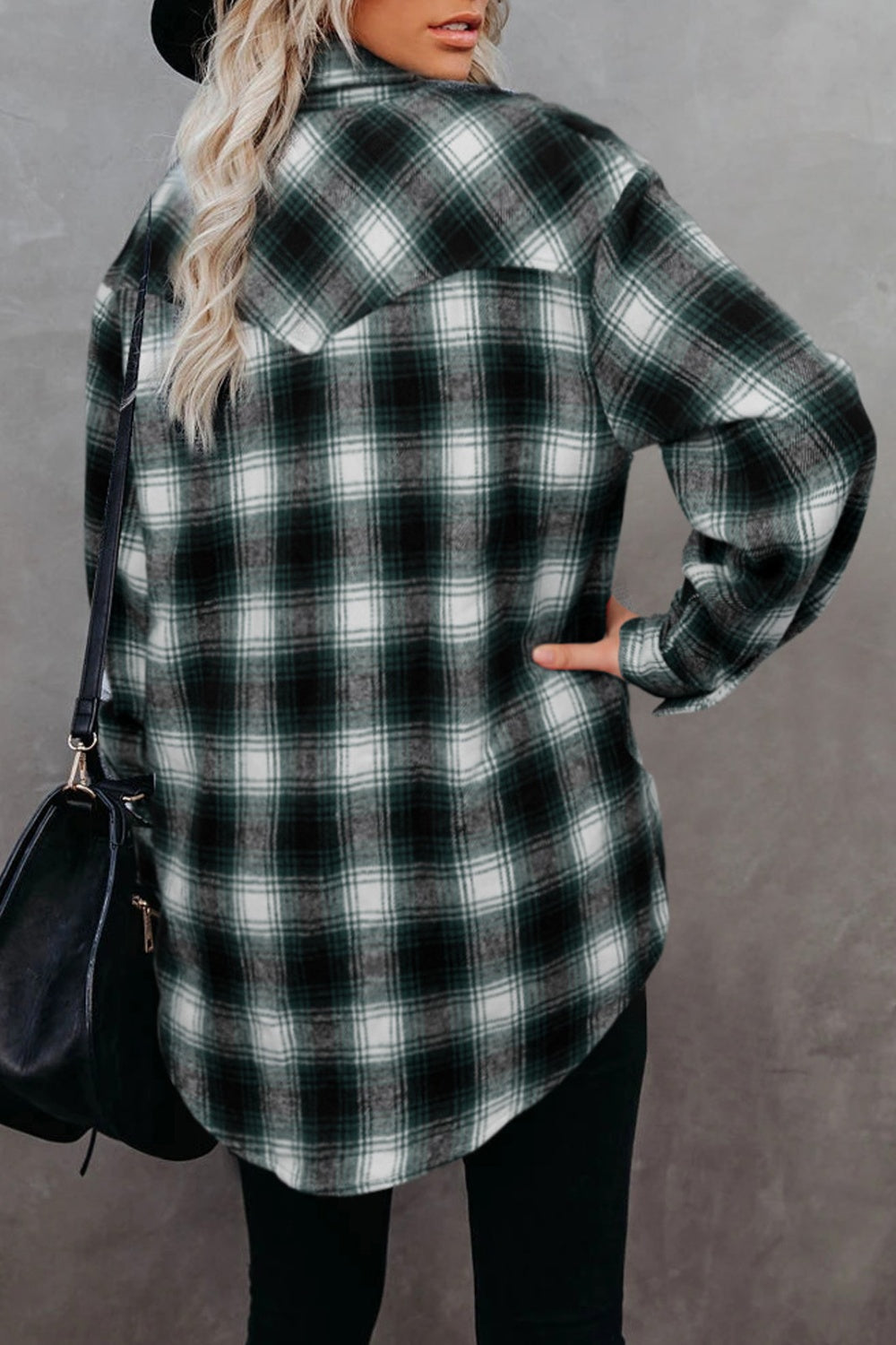 Men's Classic Plaid Long Sleeve Button-Down Shirt with Collar - Casual & Business Wear for Office, Dating, and Outdoor Activities