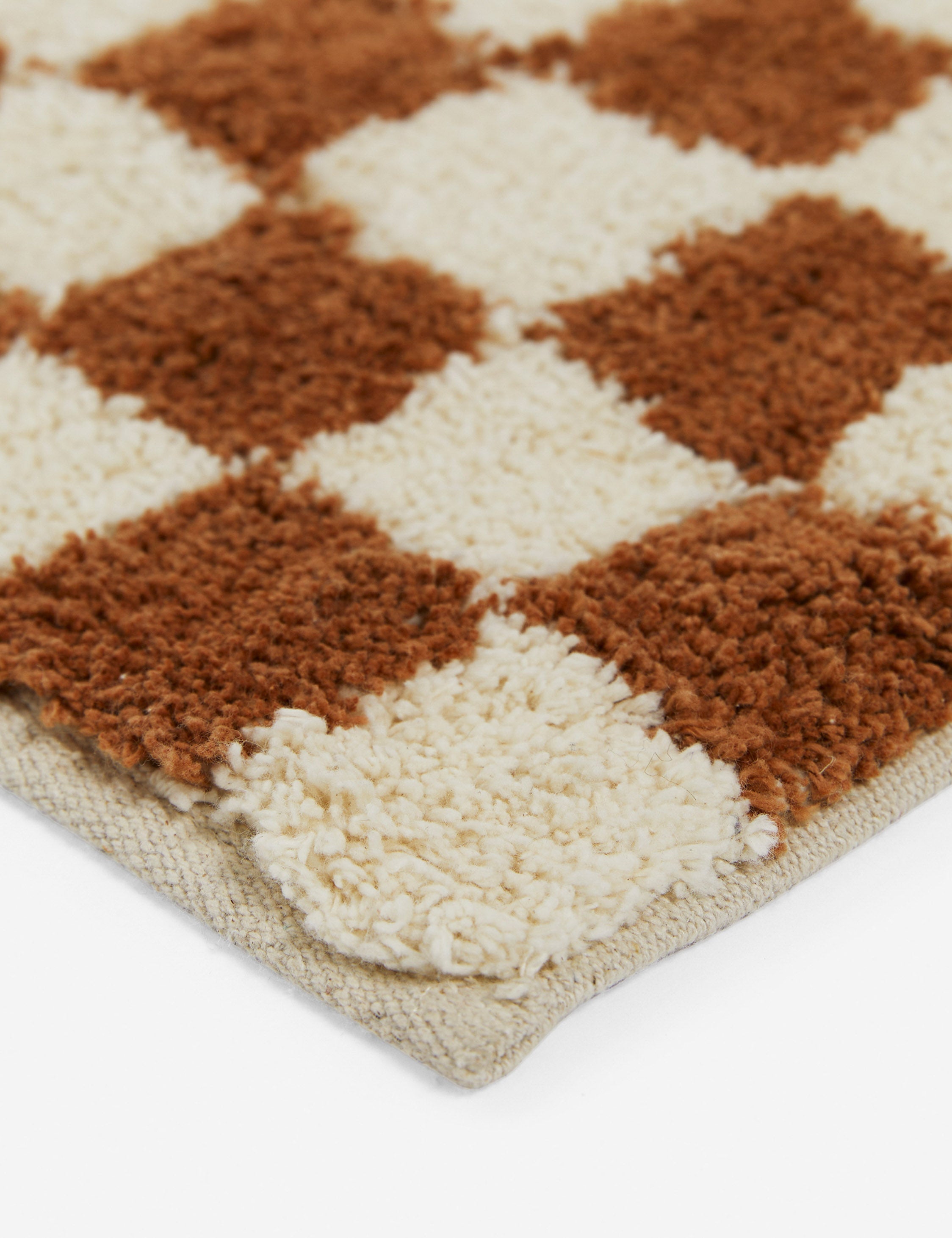 Checkerboard Bath Mat by Sarah Sherman Samuel - Non-Slip Bathroom Rug for Modern Home Decor - Perfect for Bathroom, Spa, and Shower Use