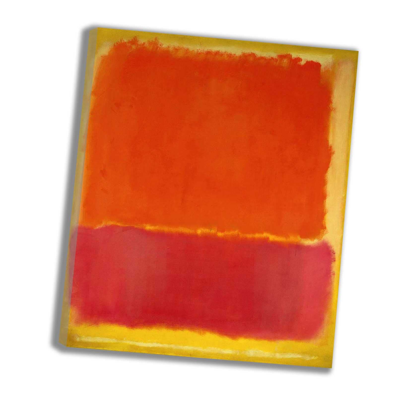 Mark Rothko 'Untitled 6' Framed Canvas Wall Art (70x85cm/28x33in) - Modern Abstract Painting for Living Room, Bedroom & Bathroom Decor | Perfect for Home & Office Interior Design