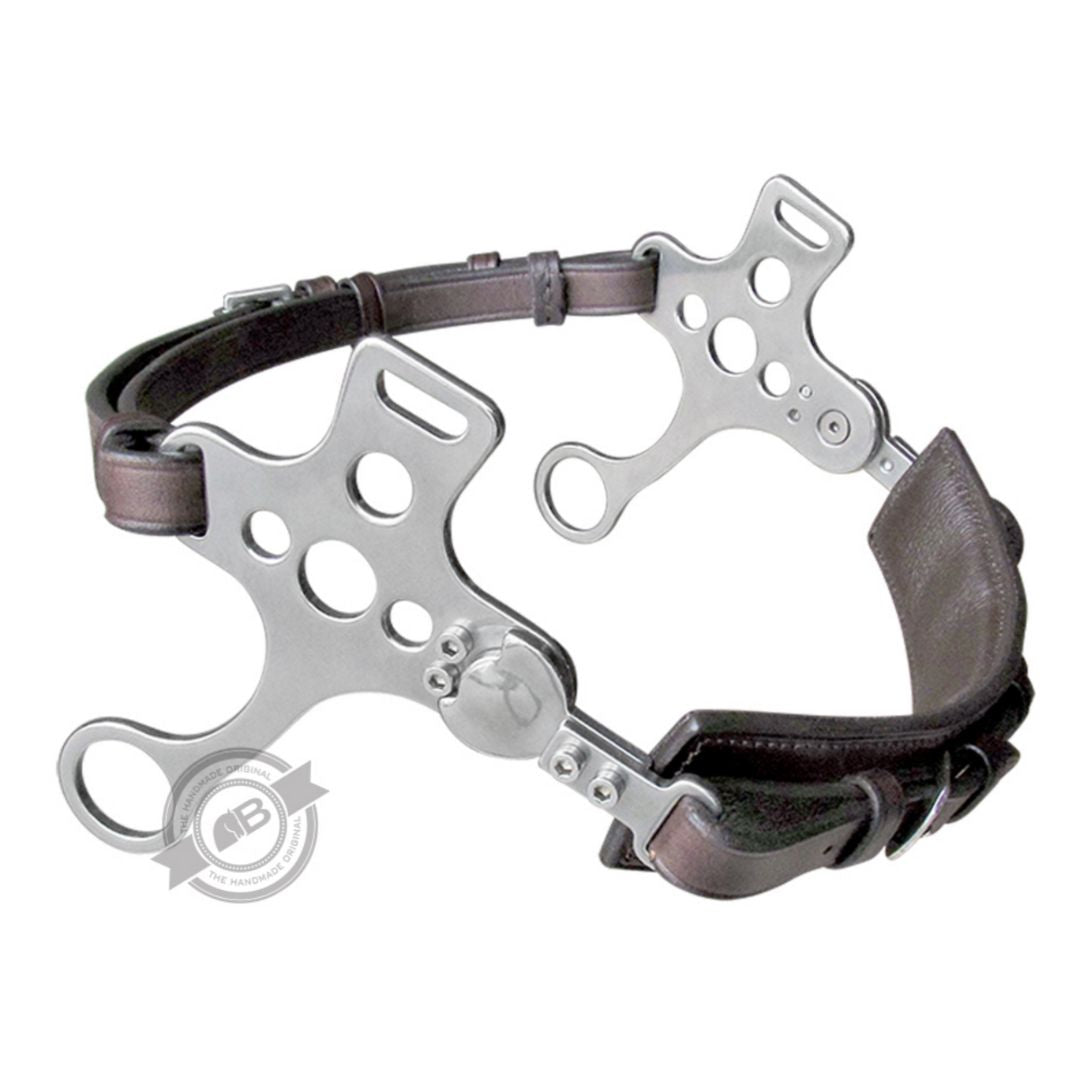Bombers Hackamore AT - Western Horse Training Bit with Stainless Steel Construction - Perfect for Trail Riding, Roping & Ranch Work