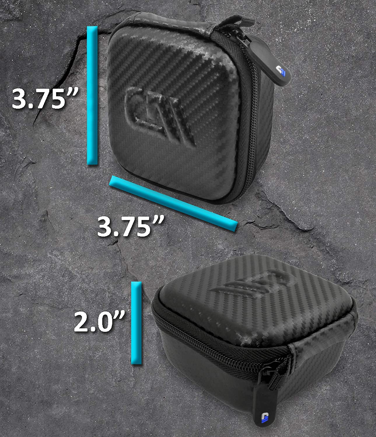 CASEMATIX Clip On Diskus Asthma Inhaler Travel Case - Protective Holder for Advair, Flovent & Serevent Dry Powder Medication - Perfect for Kids & Adults On-The-Go (Home, School, Work, Travel)