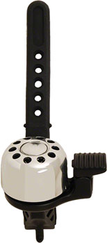 Incredibell Omnibell Silver - Bike Bell for Cycling, Hiking & Outdoor Adventures | Durable & Loud Safety Bell for Bicycles