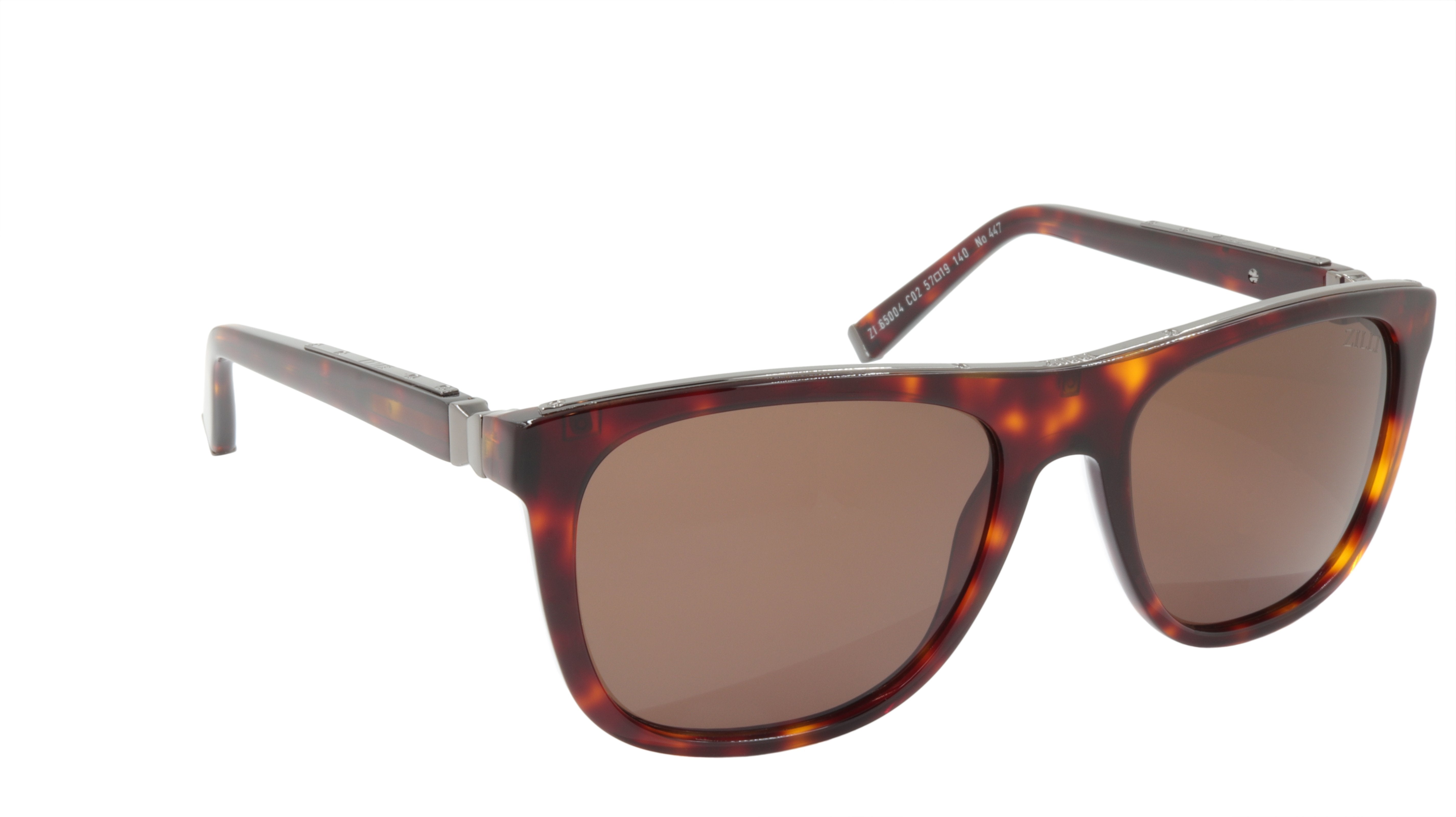 ZILLI Titanium Acetate Polarized Sunglasses - Handmade in France - Model ZI 65004 C02 - UV Protection for Driving, Travel & Outdoor Activities