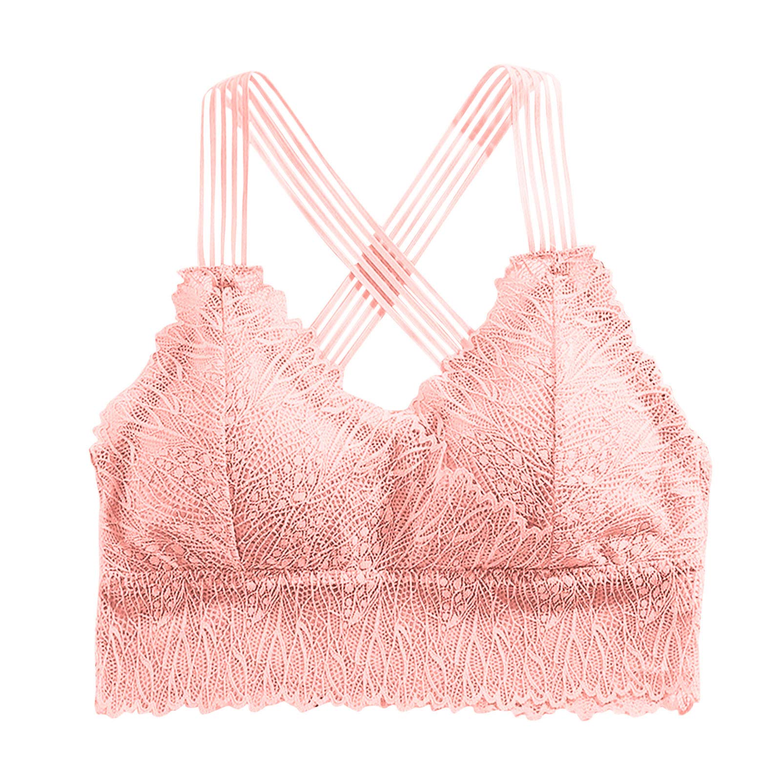 Sexy Lace Sports Bras for Women - Comfortable Wireless Bralette, Camisole & Tube Top for Yoga, Gym & Everyday Wear