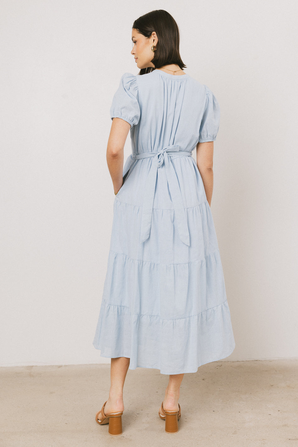 Malia Women's Flowy Tiered Maxi Dress - Boho Summer Beach Dress for Vacation, Party & Casual Wear