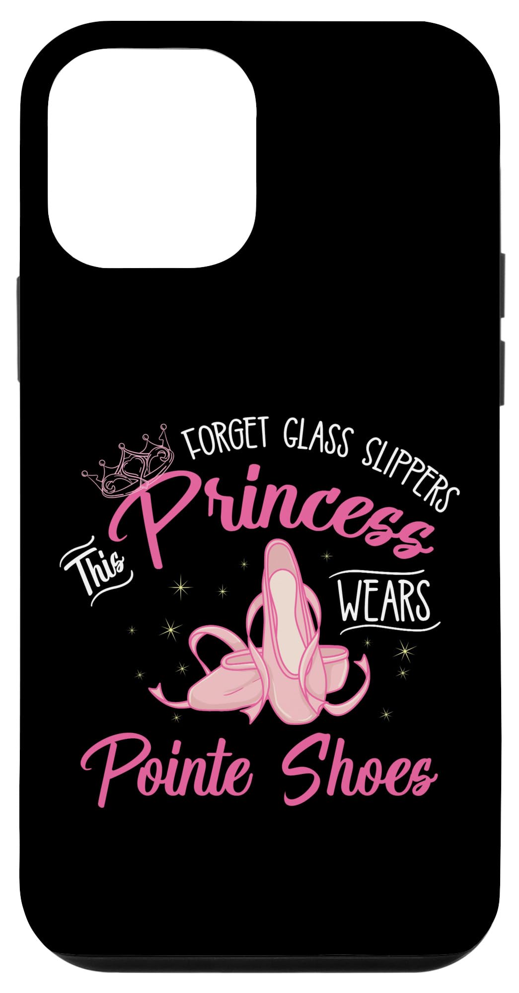 iPhone 12 Mini Ballet Case - Elegant Pointe Shoe Design for Dancers