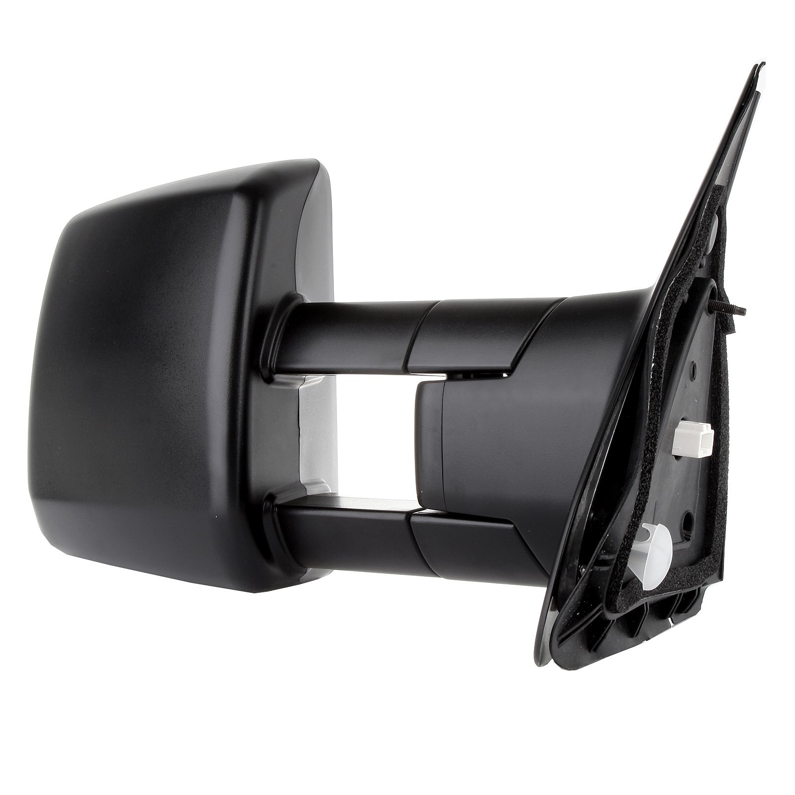CCiyu Black Power-Adjusted Heated Towing Mirrors with Turn Signal & Manual Folding - Compatible with 2007-2017 Toyota Tundra (LH Left & RH Right) - Perfect for Enhanced Visibility & Safe Towing