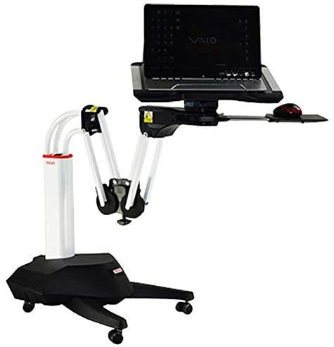 Kesrer01 Full Motion Long Arm Adjustable Laptop Stand - Rotating & Tilting Computer Desk for Sofa, Bed, Office - Ergonomic Notebook Holder for Work, Gaming, Reading in Bed