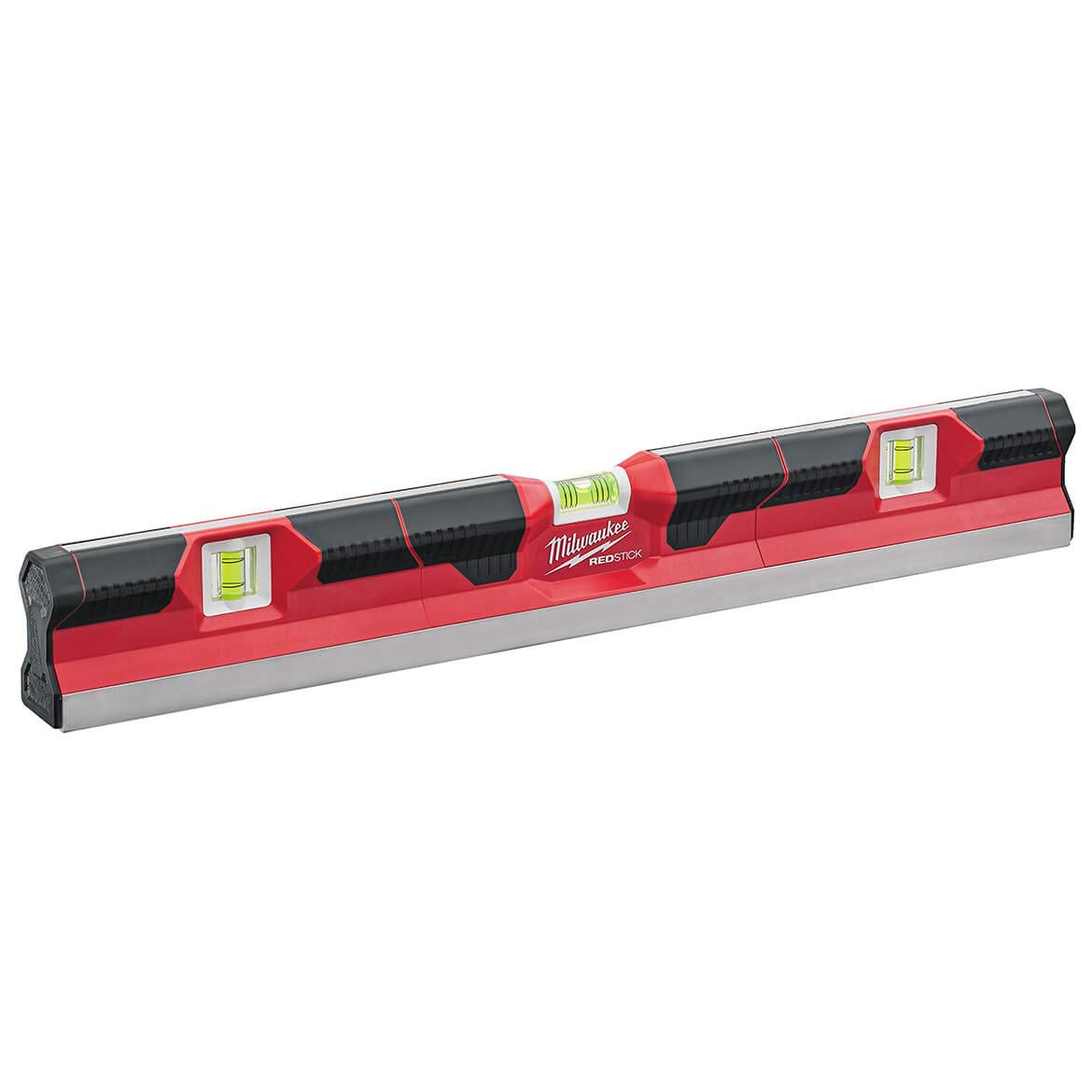 Milwaukee 24-Inch Non-Magnetic Concrete Screed Level - Perfect for Concrete Leveling, Flooring Projects & Professional Construction Work