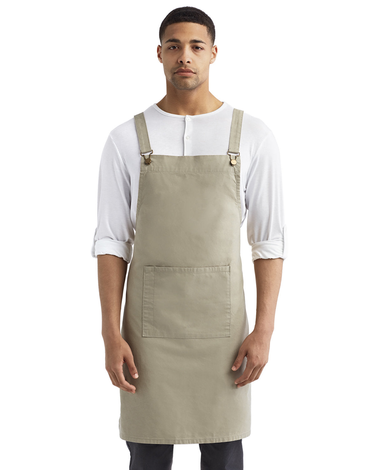 Reprime RP129 Cross Back Barista Apron - Premium Artisan Collection for Coffee Shops, Cafes & Home Baristas - Durable & Stylish Workwear for Professional Brewing & Espresso Making