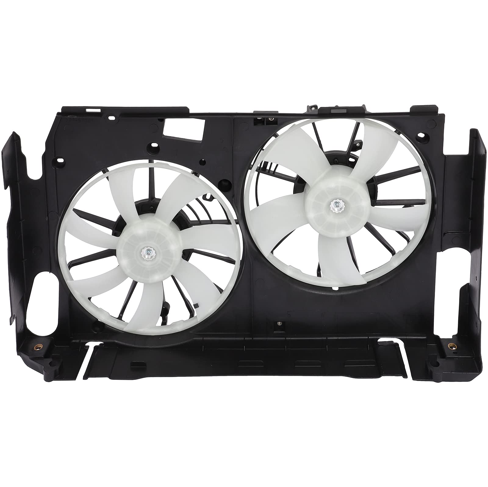 AINTIER 620-512 621320 Dual Radiator Condenser Fan Compatible with 2006-2008 Toyota RAV4 2.4L & 2009-2012 Toyota RAV4 2.5L - Perfect for Engine Cooling and AC System Performance