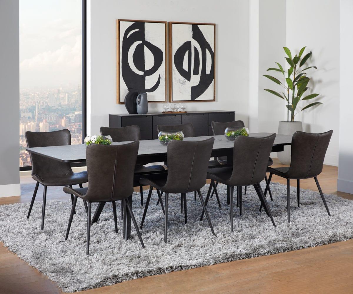 Steele Dining Chair - Modern Metal Frame Kitchen & Dining Room Chair for Home, Restaurant & Office Use