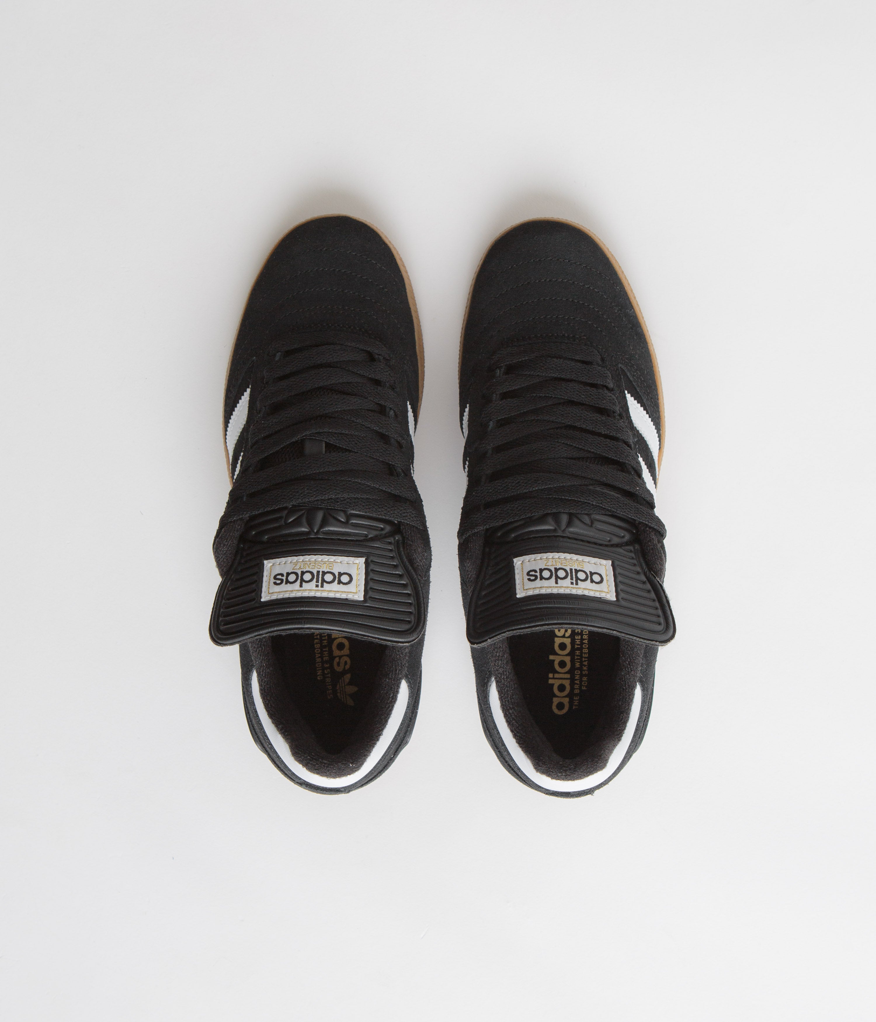Adidas Busenitz Shoes for Men - Black, Running White & Metallic Gold Color Options | Skateboarding, Streetwear & Casual Sneakers