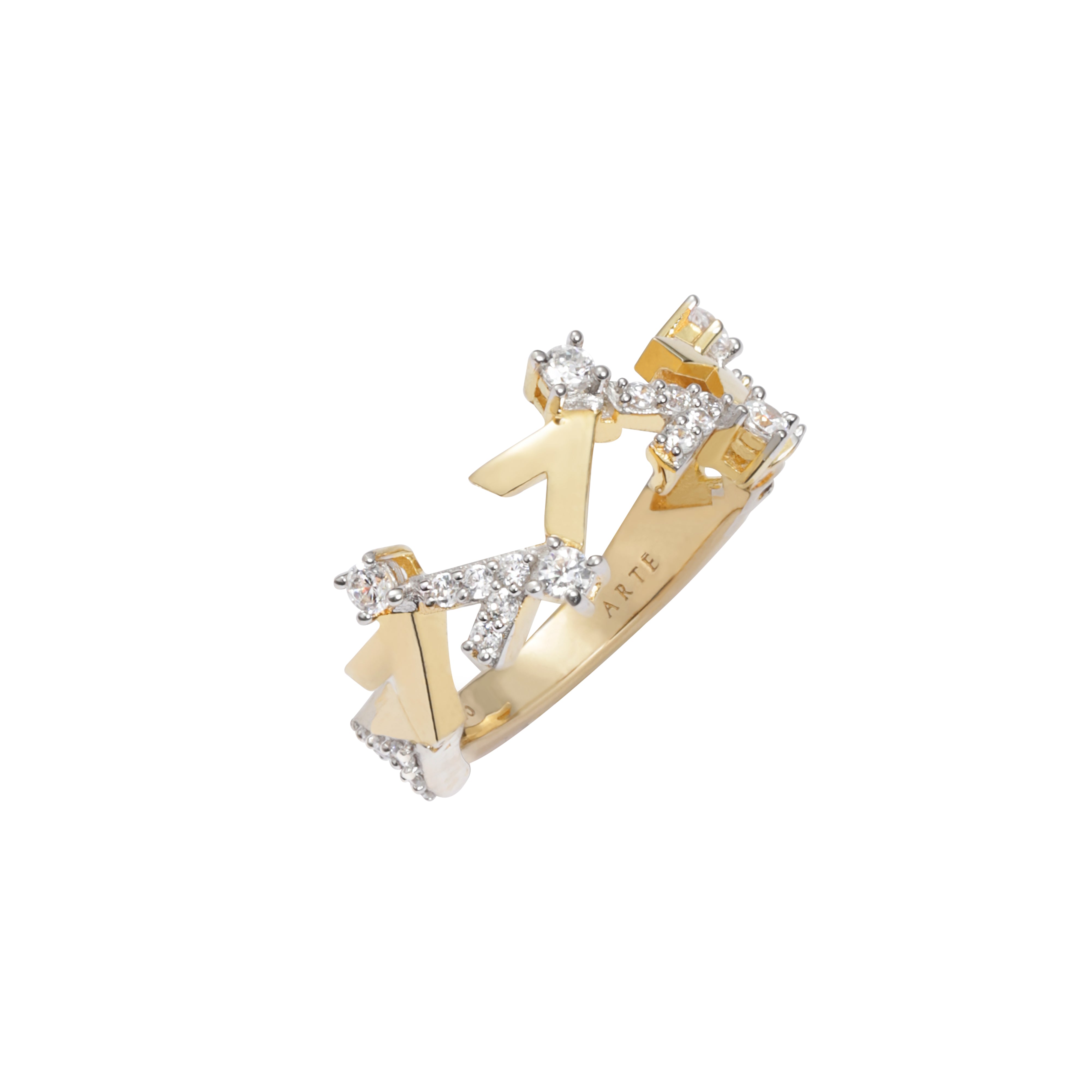 Vivid V Series Reversible Ring - Elegant & Unique Jewelry for Women, Perfect for Parties, Weddings & Everyday Wear