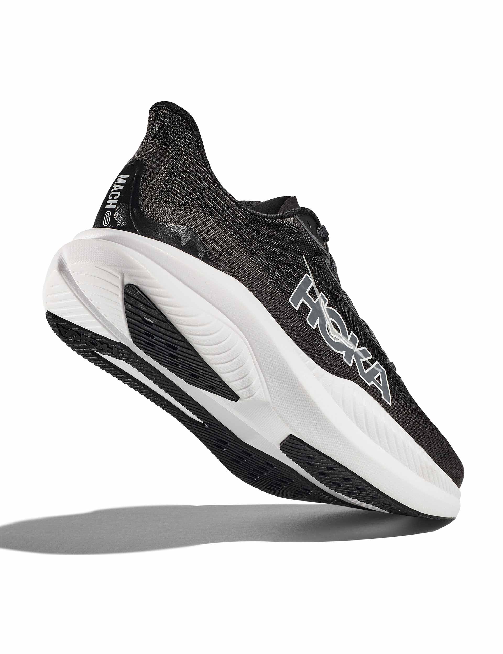 Mach 6 Running Shoes for Men - Lightweight Black & White Athletic Sneakers for Jogging, Gym Workouts & Daily Wear