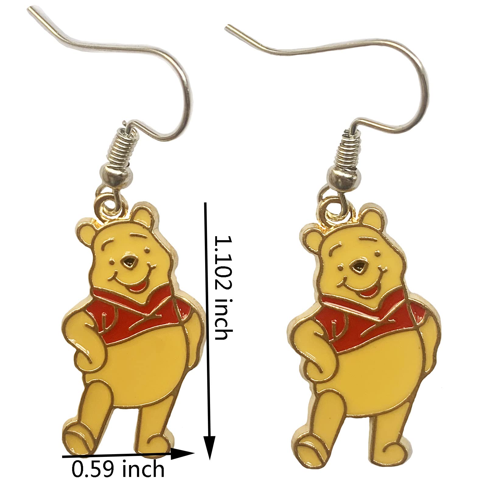 Stylish Cartoon Stud Earrings for Women - Hypoallergenic Metal Ear Studs - Perfect for Casual Wear, Parties & Gifts