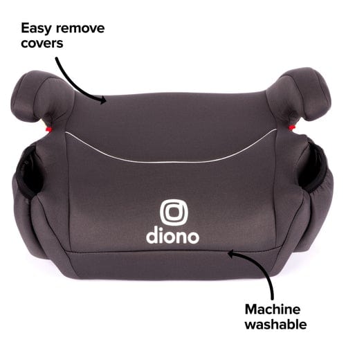 Diono Solana Backless Booster Car Seat (2 Pack) - Lightweight & Portable for Kids 3-12 Years - Perfect for Travel, School, and Carpooling