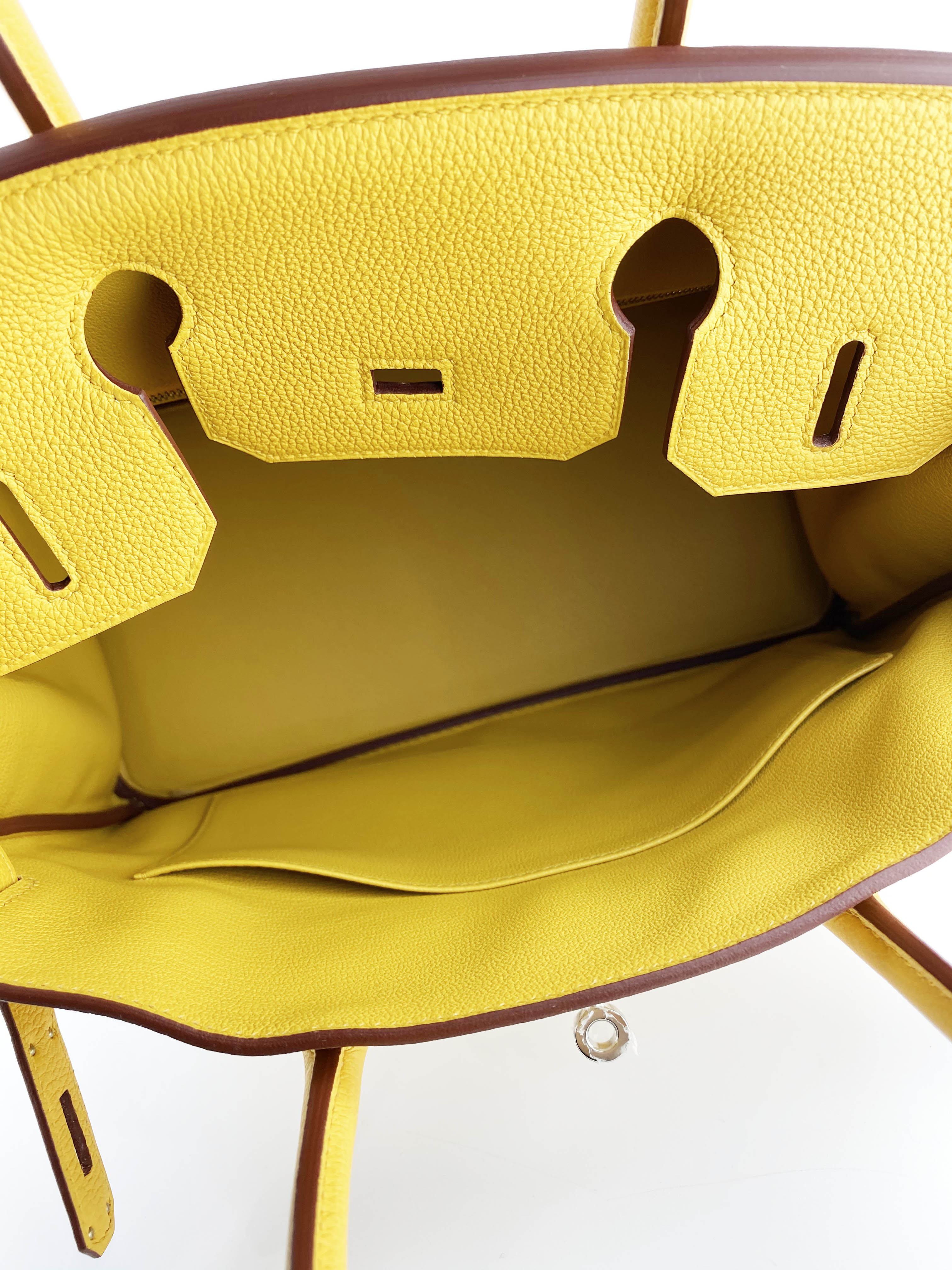 Hermes Jaune Amber Birkin 30 Bag - Authentic Luxury Handbag for Women | Perfect for Work, Travel & Special Occasions