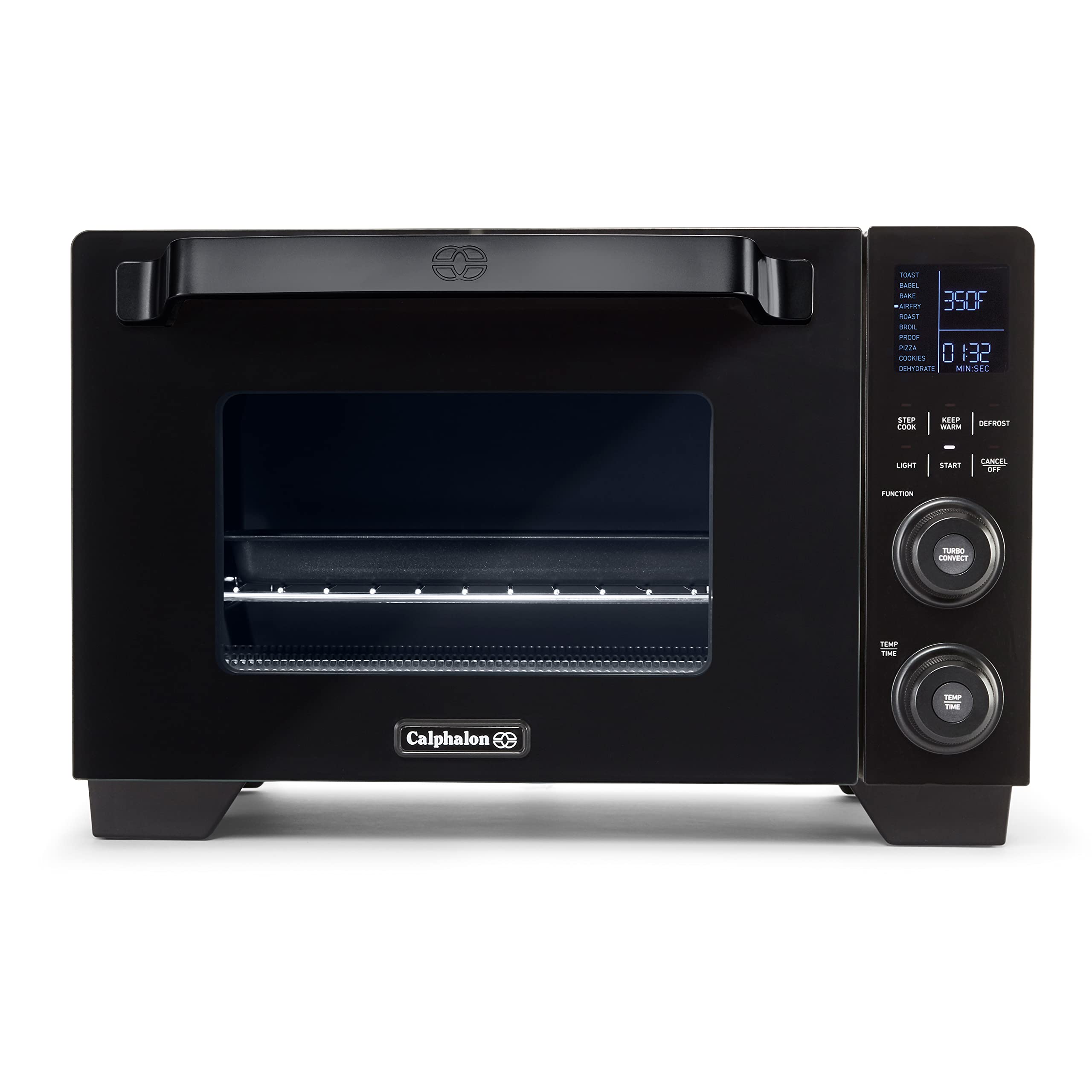 Calphalon 11-in-1 Air Fryer Toaster Oven Combo - 26.4 QT Large Capacity Countertop Convection Oven with Cool Touch Exterior - Fits 12