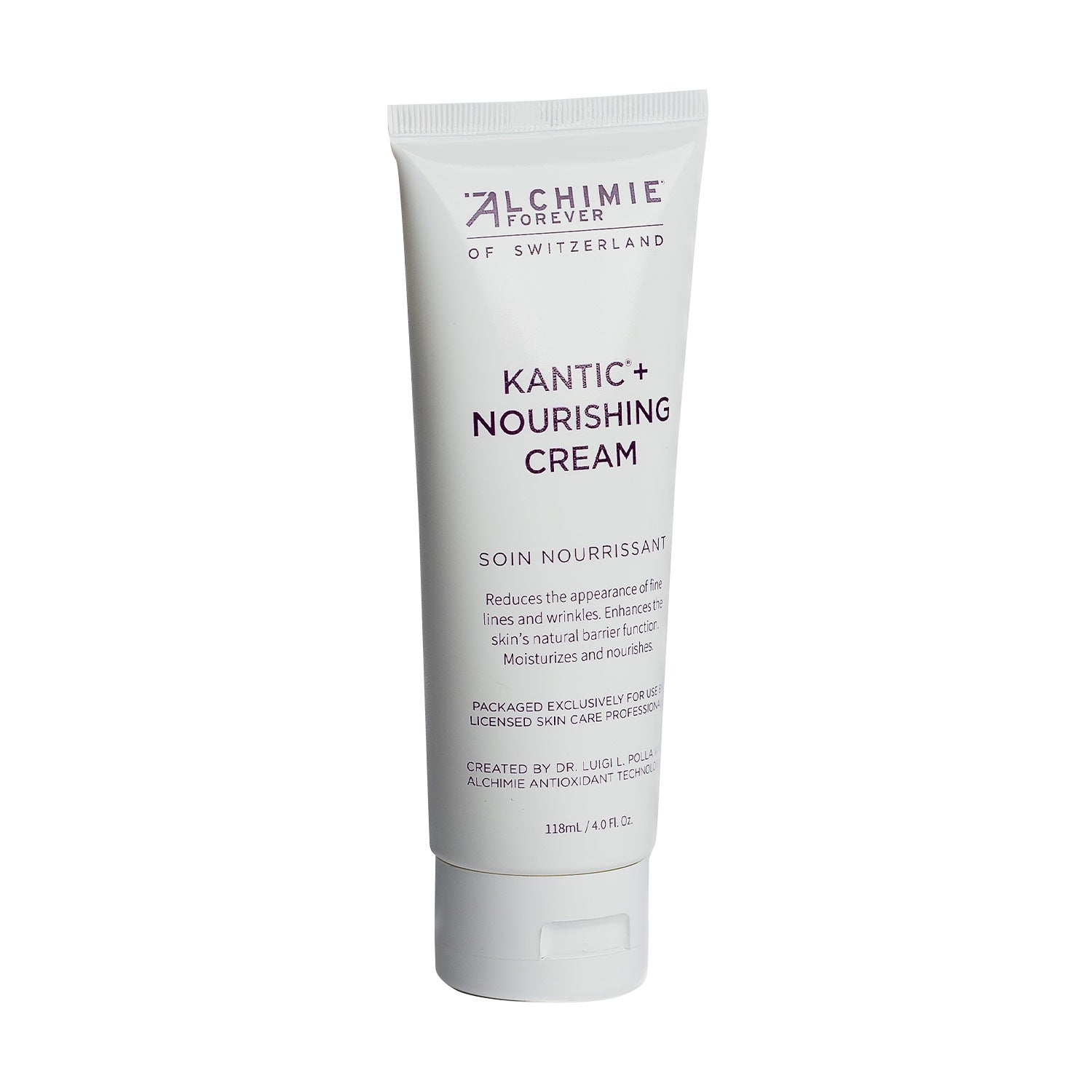 Alchimie Forever Kantic+ Nourishing Cream 4 fl oz - Intense Hydration for Dry Skin | Day & Night Moisturizer for Face & Neck