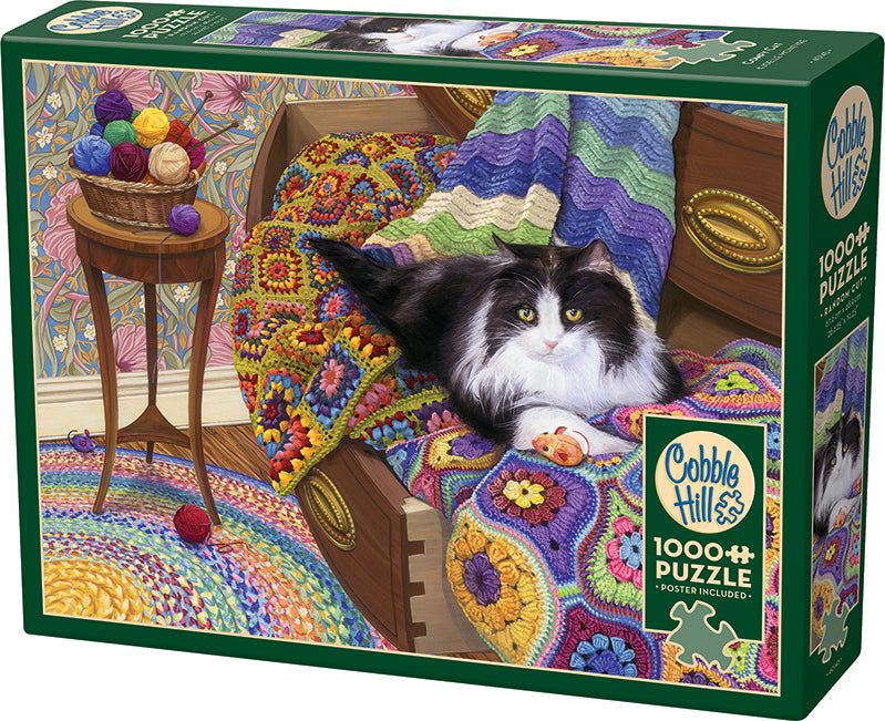 Comfy Cat Bed - Soft & Cozy Pet Bed for Cats - Perfect for Napping, Lounging & Relaxing at Home