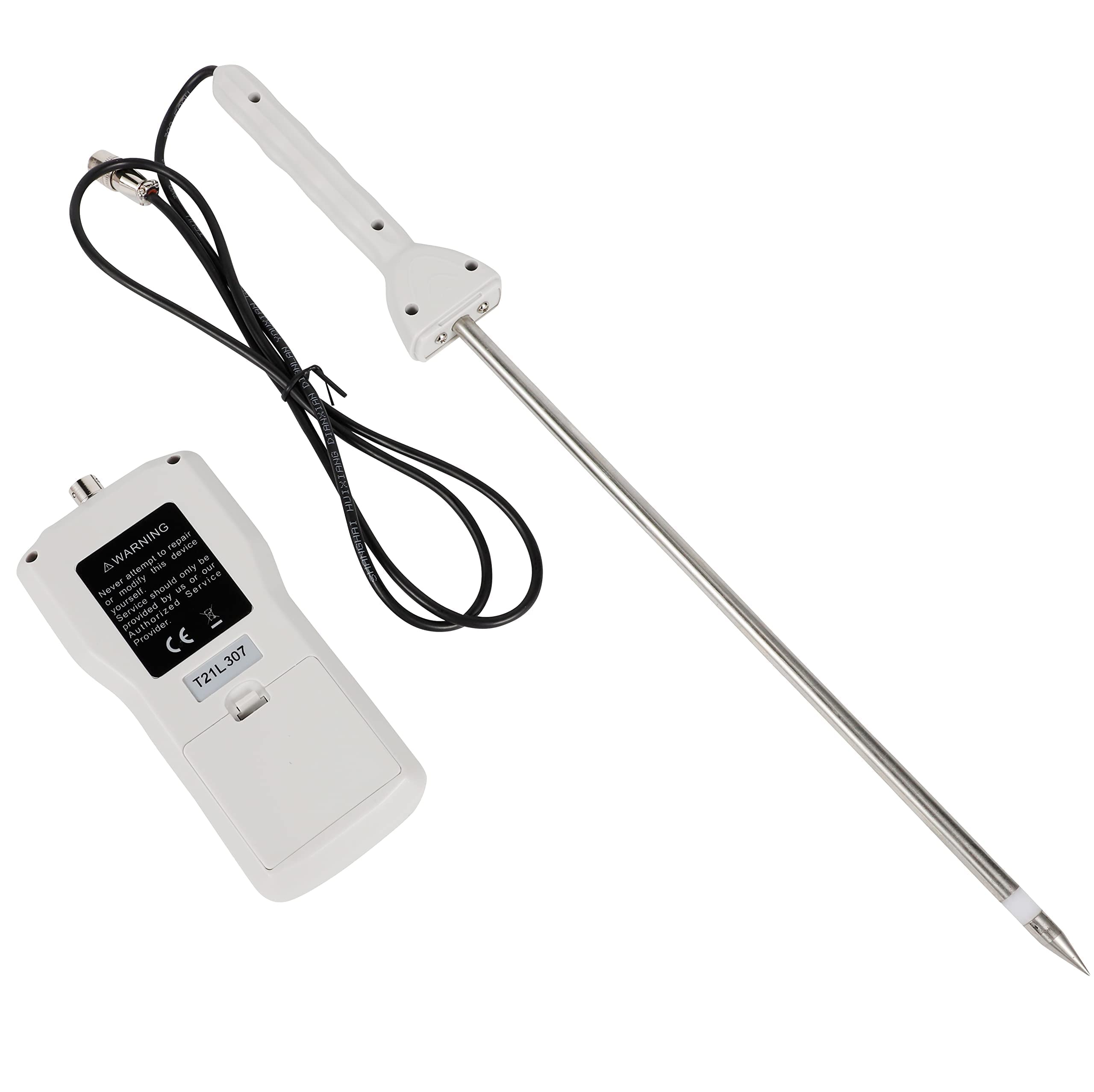 MS350A High Frequency Coal Moisture Meter - Digital Moisture Analyzer for Coal Powder & Sand | Accurate Chemical Raw Material Moisture Content Measurement | Ideal for Mining, Construction & Laboratory Testing