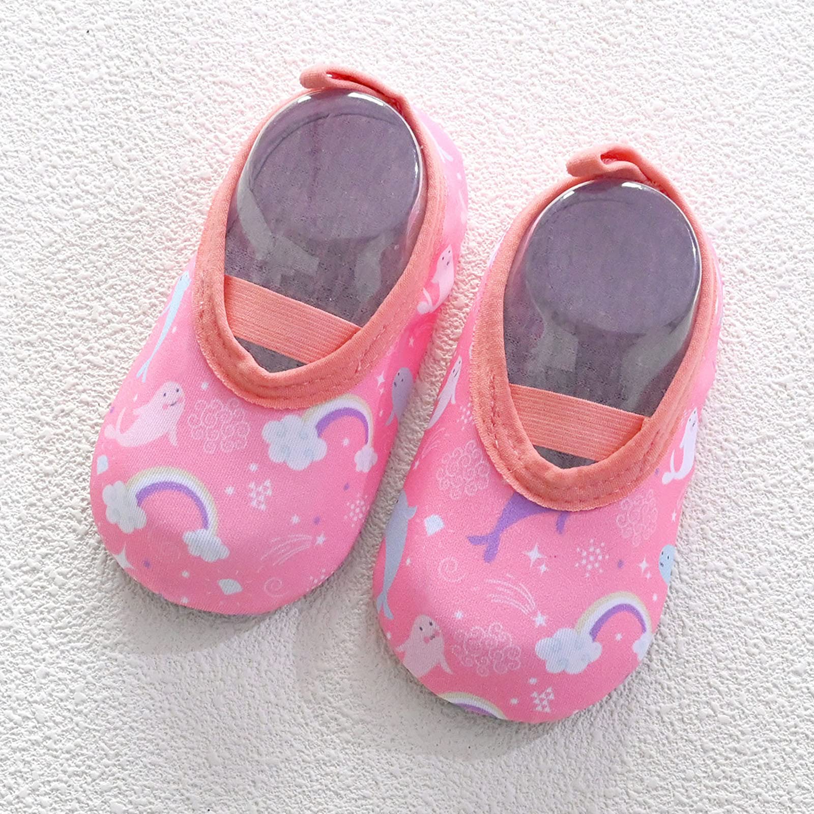 **Non-Slip Cartoon Water Shoes for Baby Boys & Girls – Barefoot Aqua Socks for Swimming, Beach & Pool Play – Comfortable Low-Cut Ankle Socks**