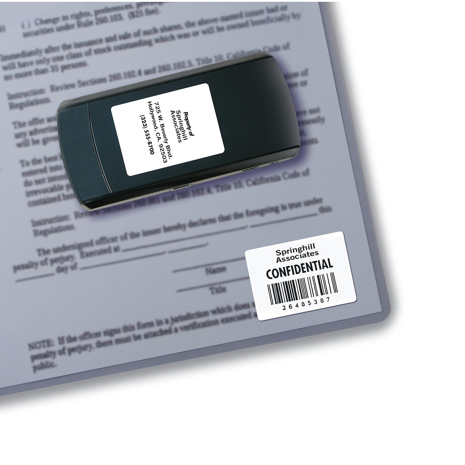 Avery 6576 Permanent Durable ID Labels 1.2