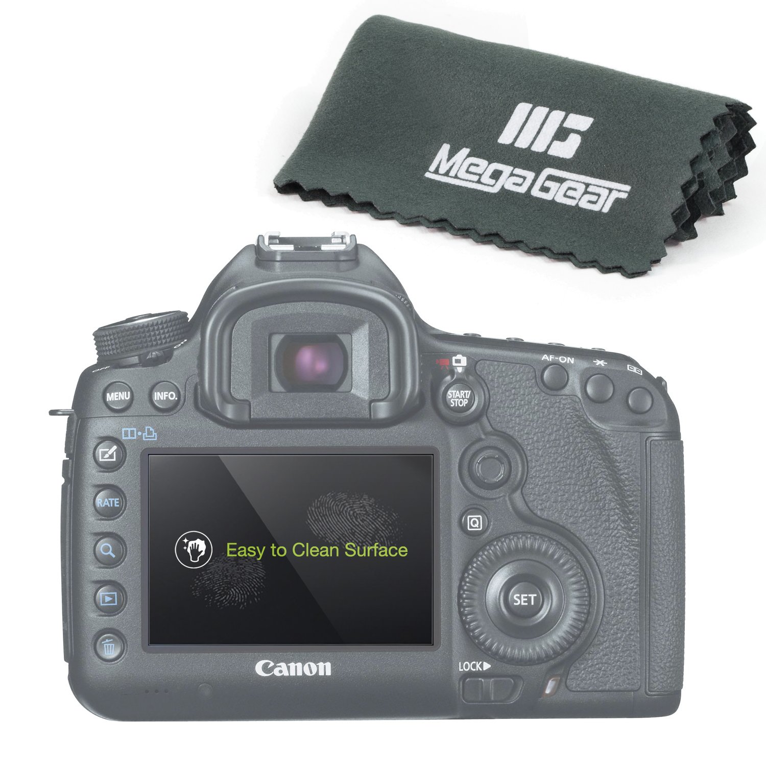 Megagear LCD Optical Screen Protector for Canon SL1 (100D) DSLR Camera - Anti-Glare & Scratch-Resistant Protection for Outdoor Photography & Travel