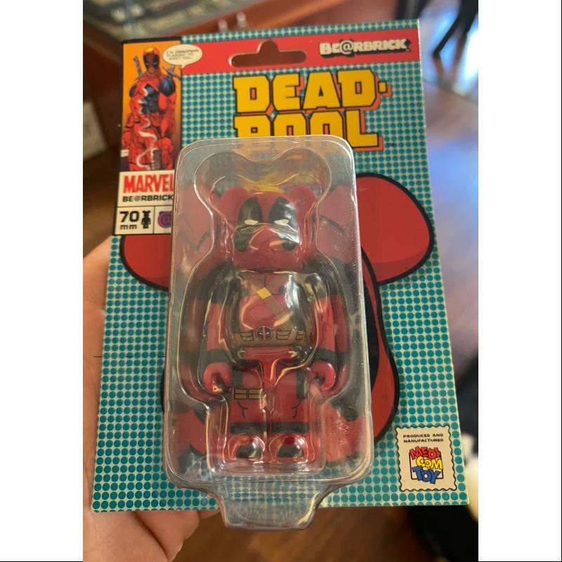 Marvel Deadpool Bearbrick 100% Limited Edition Collectible Figure - Perfect for Marvel Fans, Home Decor & Gift Giving