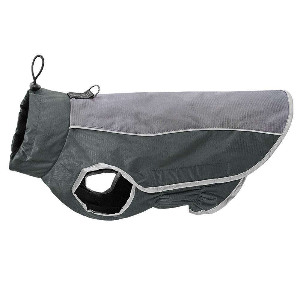 SOCHII Waterproof Winter Dog Jacket - Warm Pet Coat for Medium to Large Dogs (Bulldog, Labrador) - Size M-3XL, Black - Ideal for Snowy Walks & Outdoor Adventures