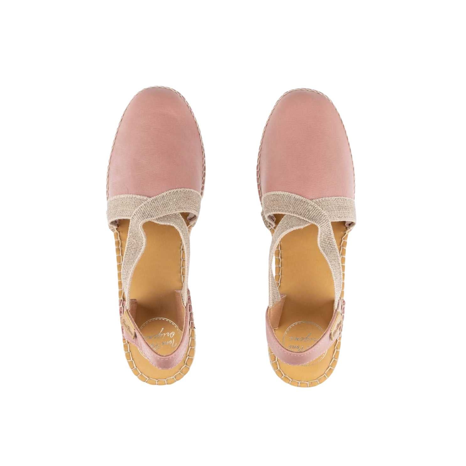 Women's Plain Leather Wedge Espadrilles - Comfortable Casual Summer Shoes for Beach, Vacation & Everyday Wear | Tossa