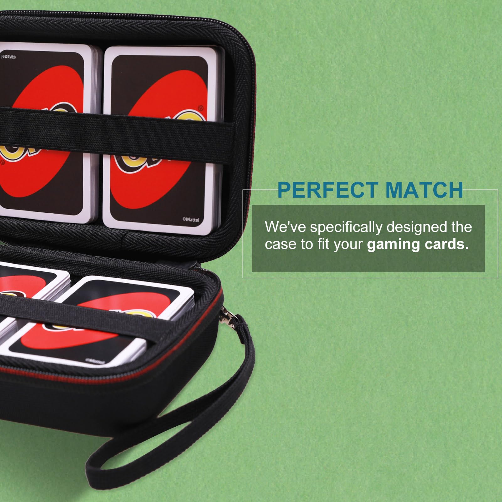 LTGEM 300+ Capacity Trading Card Holder - Durable Hard Case for Pokemon, Play Nice, UNO & More PTCG Cards - Compact Travel Storage for Game Collectors (Orange) - Perfect for Tournaments, Travel & Organizing Your Card Collection
