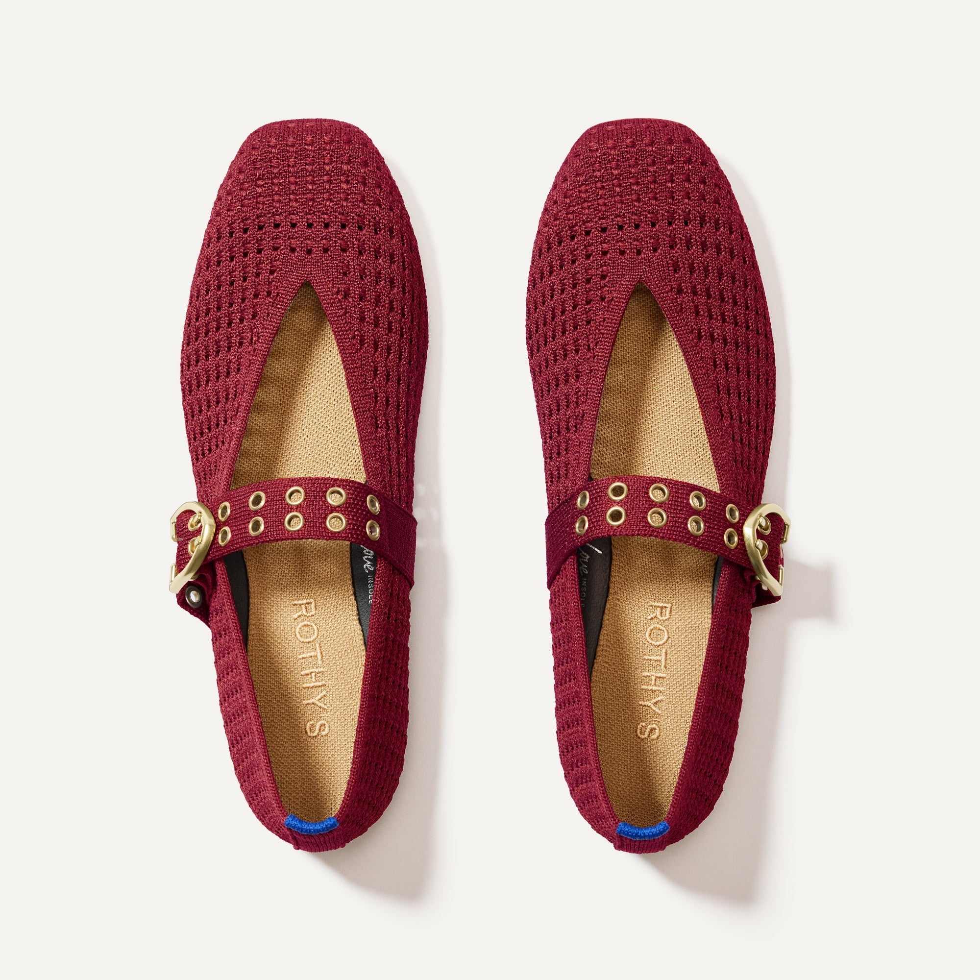 Max Buckle Mary Jane Shoes - Ruby Mesh Comfortable Flats for Women | Perfect for Work, Parties & Casual Wear