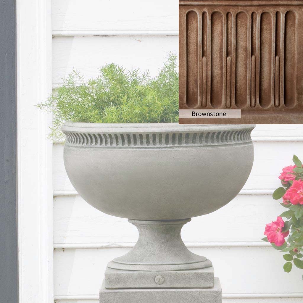 Campania International Williamsburg Tayloe House Urn - Classic Garden Urn for Outdoor Decor, Patio, and Landscaping | Durable Resin Planter for Flowers and Plants