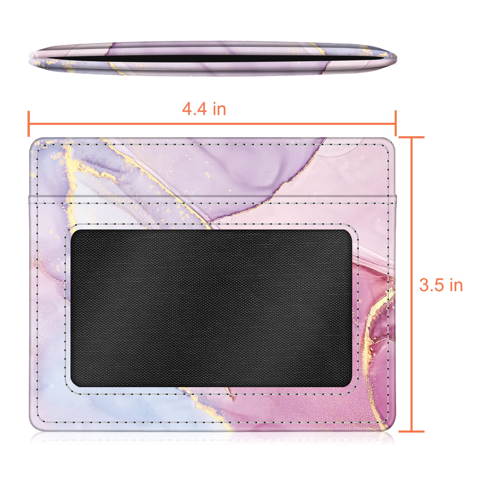 Fintie Slim RFID Wallet for Men & Women - Marble Card Holder for Daily Use
