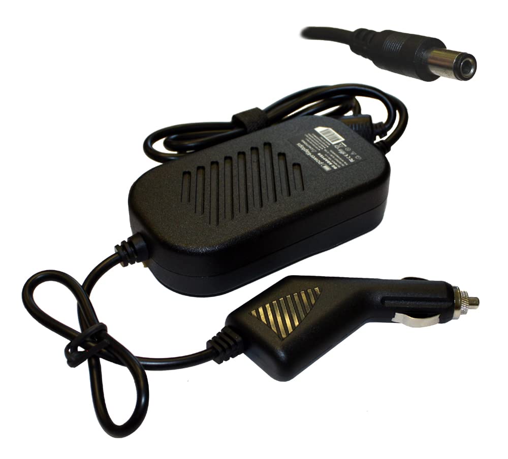 Universal 90W Laptop Car Charger for Toshiba Satellite A105-S4004 - DC Power Adapter with LED Indicator | Perfect for Travel, Business Trips & On-the-Go Charging