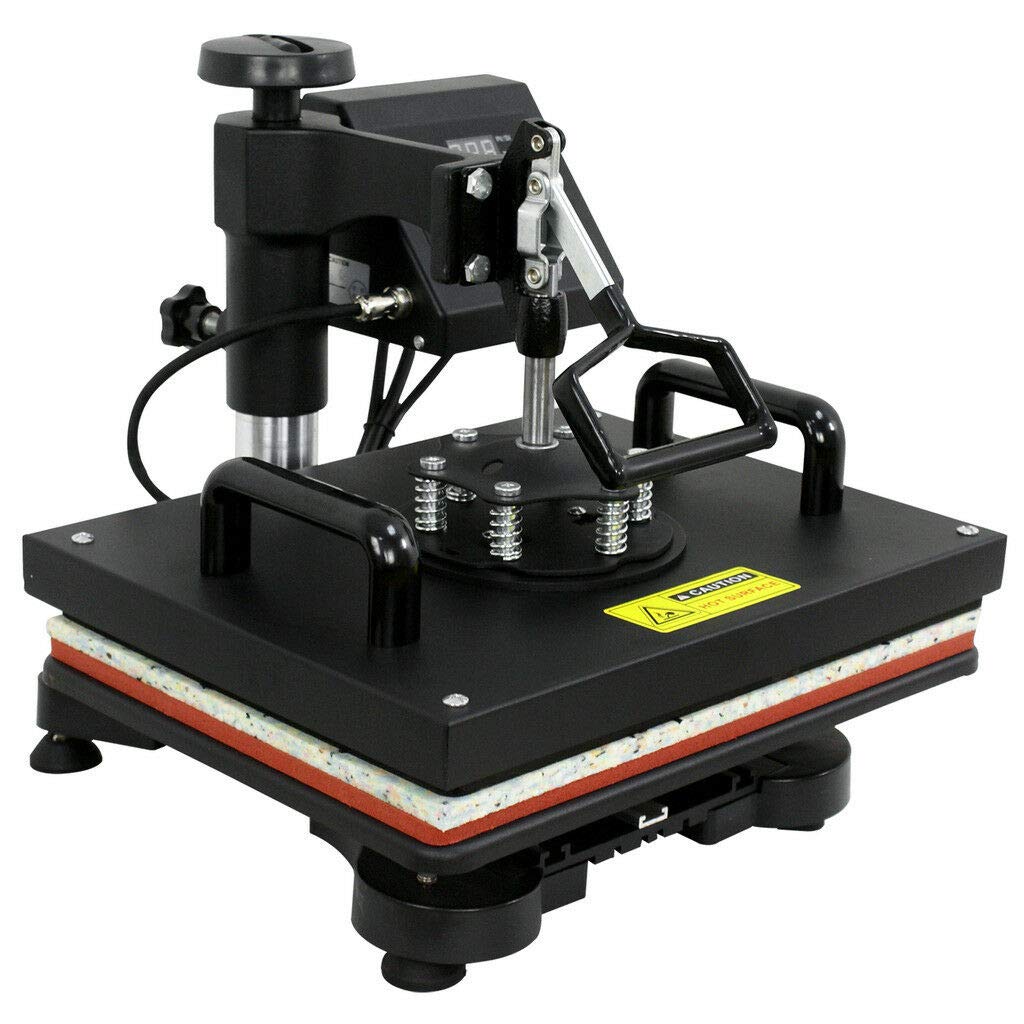 5-in-1 Heat Press Machine for T-Shirt, Mug, Hat & Plate Transfer - Professional Sublimation Printing Equipment for DIY Crafts & Small Business (Perfect for Custom Apparel, Promotional Items & Personalized Gifts)