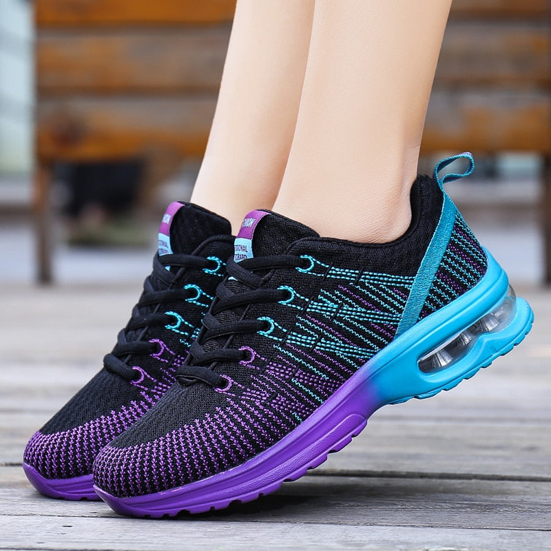 Breathable Mesh Flat Shoes for Women - Comfortable & Lightweight Casual Walking Shoes for Everyday Wear, Office, and Travel