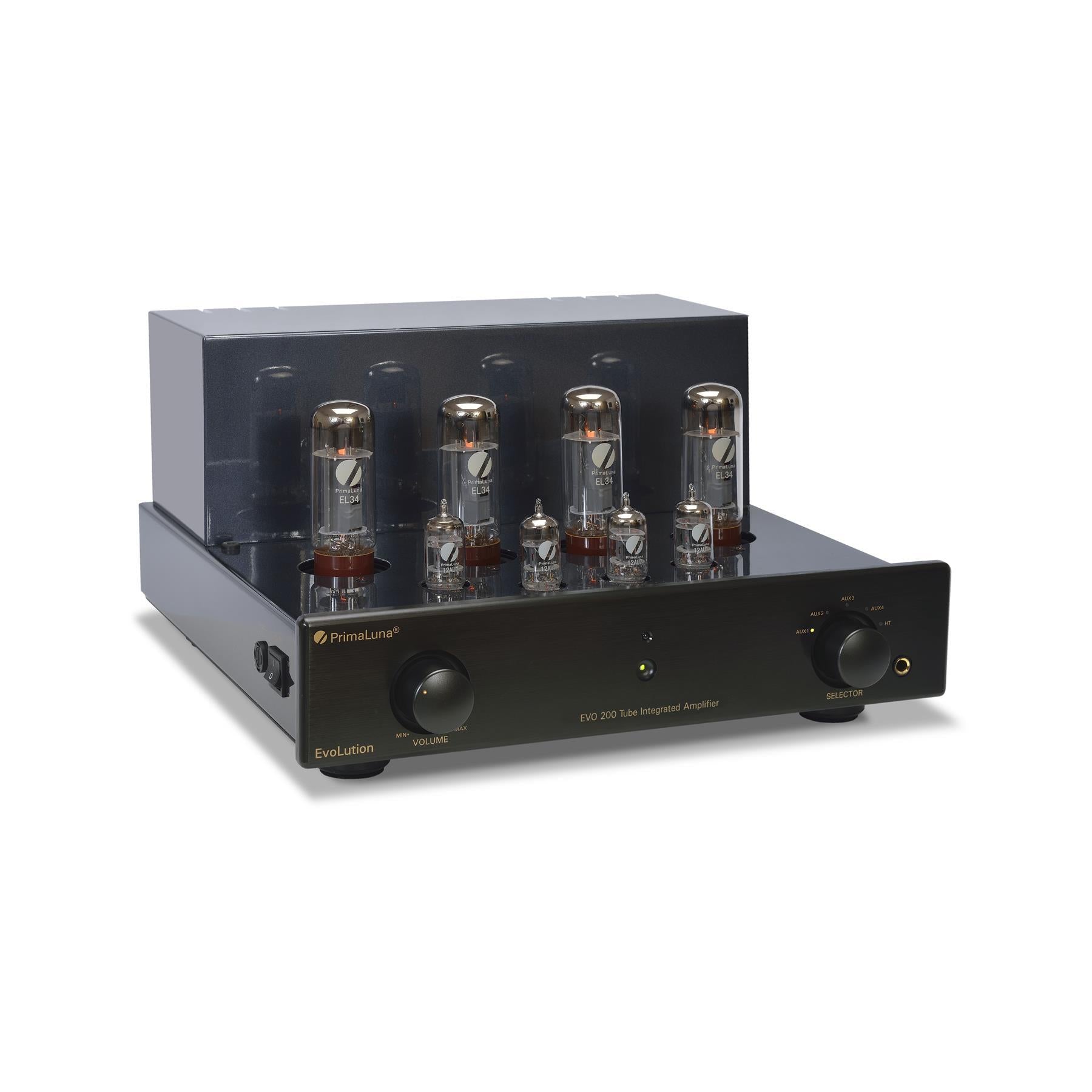 PrimaLuna EVO 200 Integrated Tube Amplifier - High-End Vacuum Tube Stereo Amp for Audiophiles | Perfect for Home Theater & Music Listening Rooms