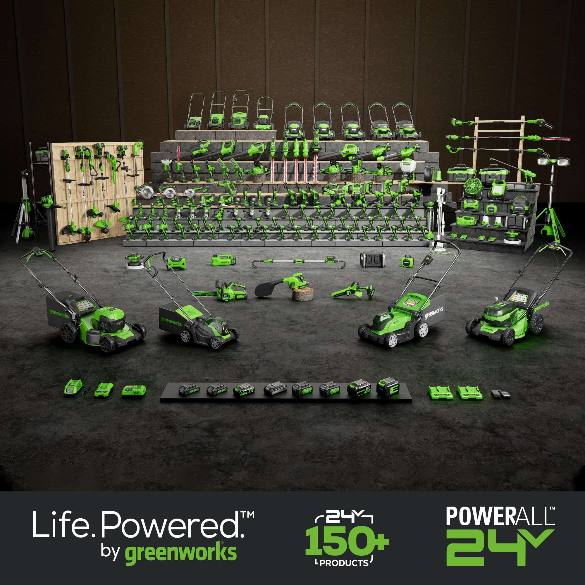 Greenworks 24V Brushless Jigsaw with 4Ah Battery - 3000 SPM, 45° Cutting Angle, 4 Orbital Motion Settings - Ideal for Woodworking, DIY Projects & Home Renovations