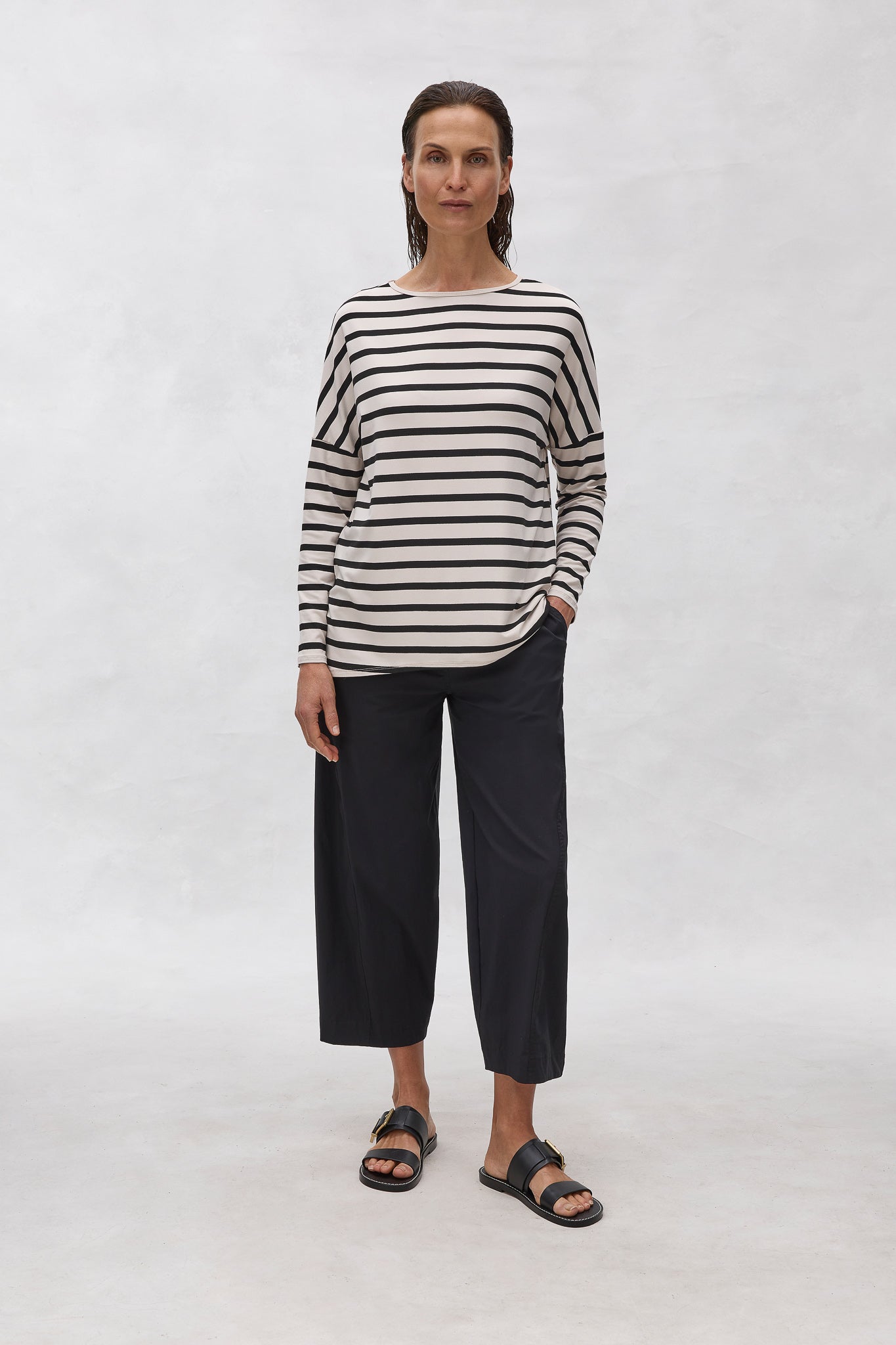Mela Purdie Boat Sweater Trunk Stripe Knit - Classic Striped Knitwear for Men & Women - Perfect for Sailing, Casual Outings and Fall Layering