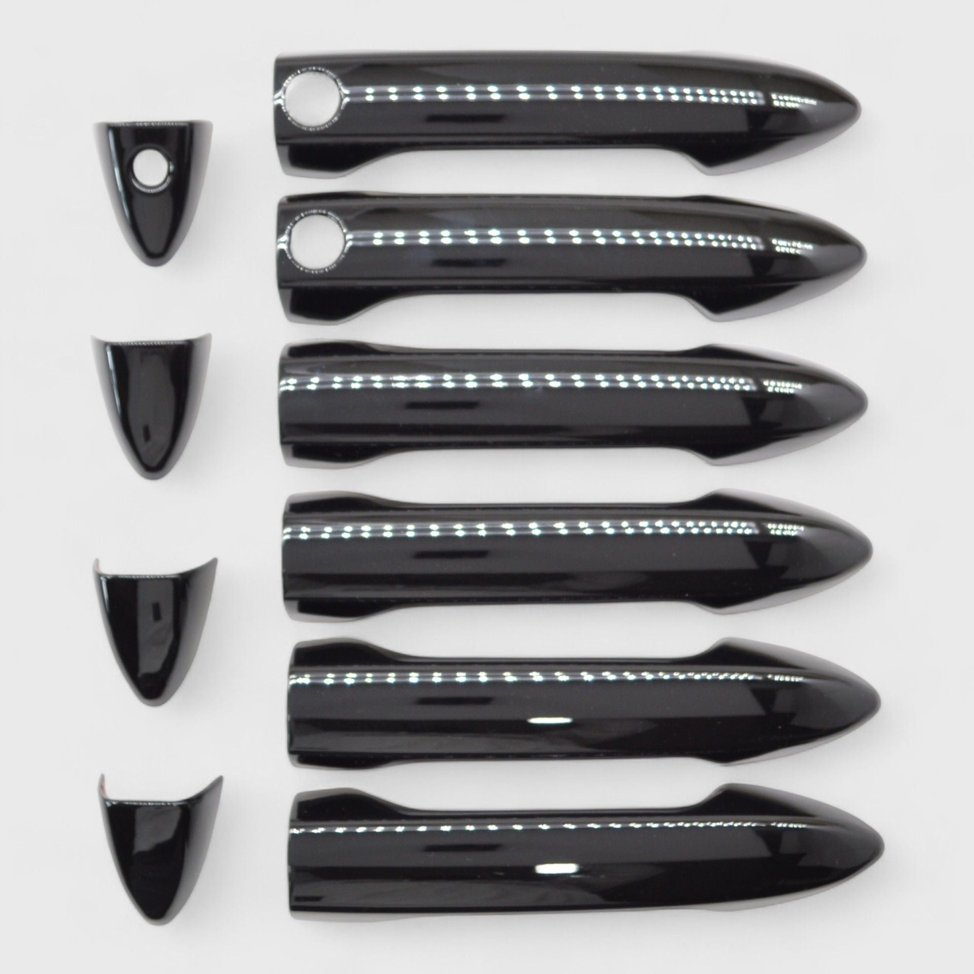 Gloss Black Chrome Delete Door Handle Cover with Smart Key - DH6230BLK - Upgrade Your Car's Style & Security for a Sleek Look