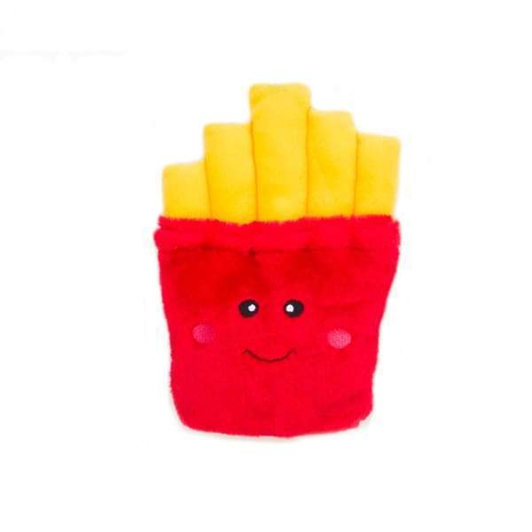 ZippyPaws NomNomz Fries Plush Dog Toy - Cute & Durable Chew Toy for Small & Medium Dogs - Perfect for Playtime, Training & Cuddling