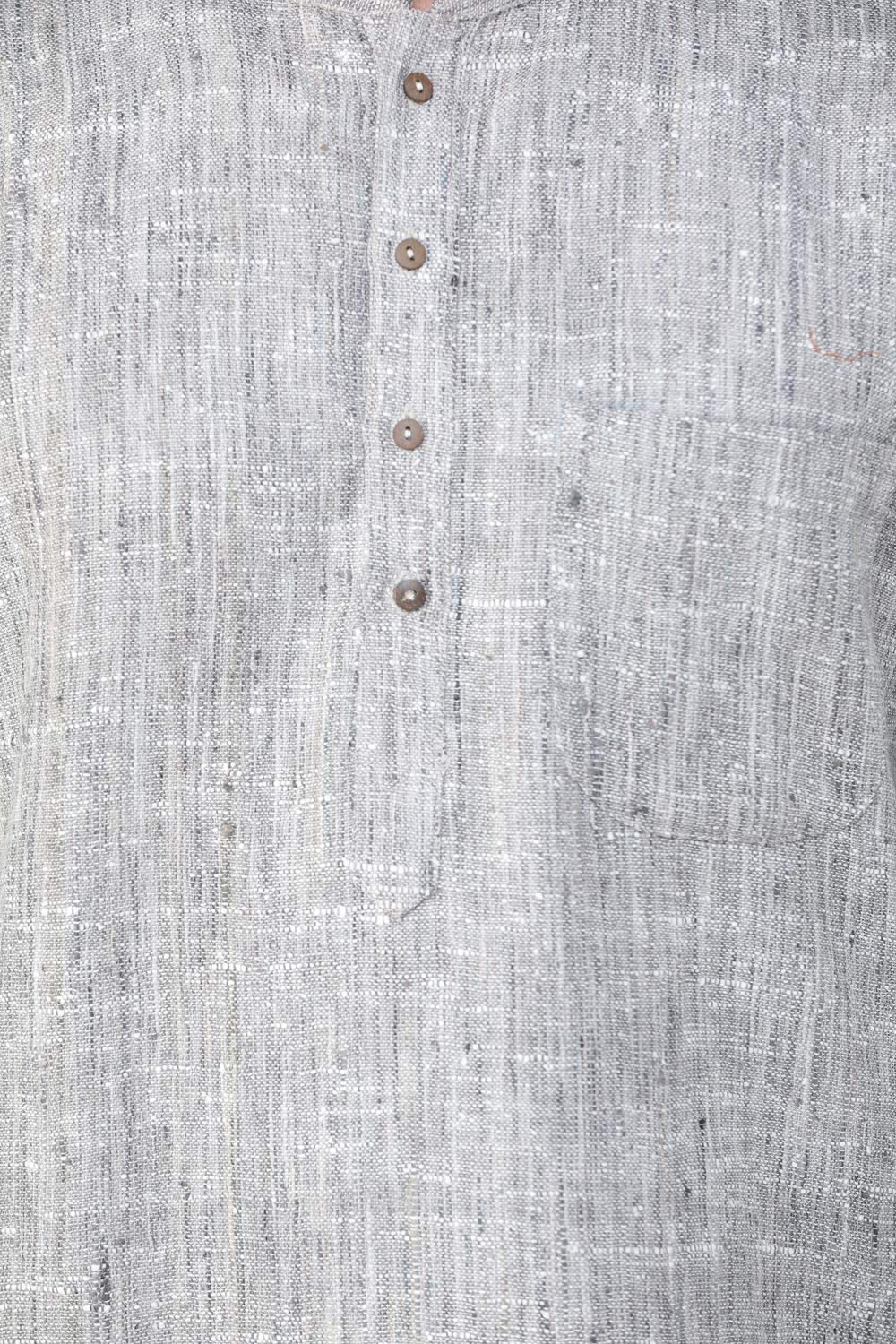 Exotic India Pure Handspun Charkha Cotton Kurta Pajama Set | Traditional Indian Ethnic Wear for Men | Perfect for Festivals, Weddings & Cultural Events