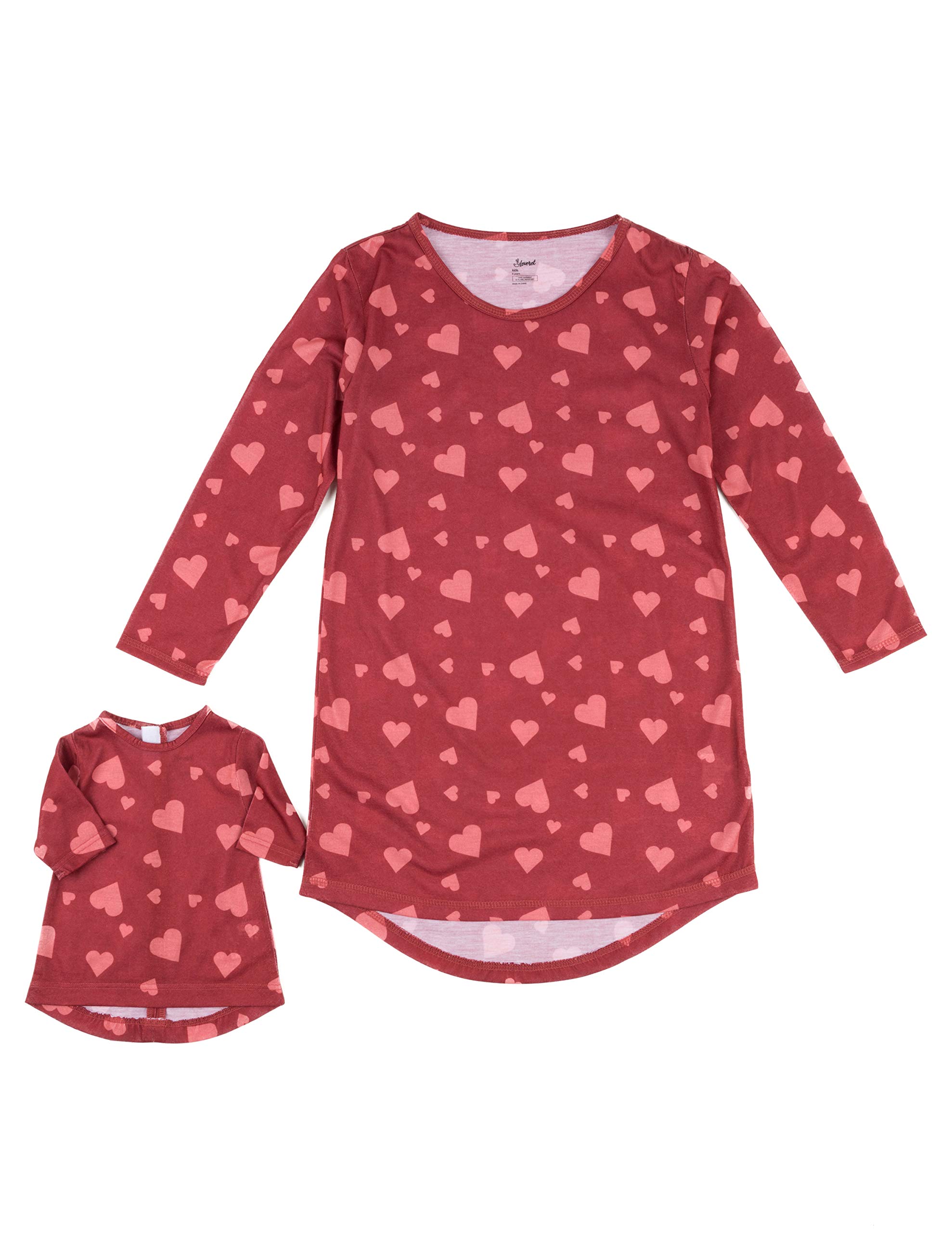 Unicorn Sleepwear for Girls 4-14 Years | Matching Doll Pajama Set for Bedtime & Playtime