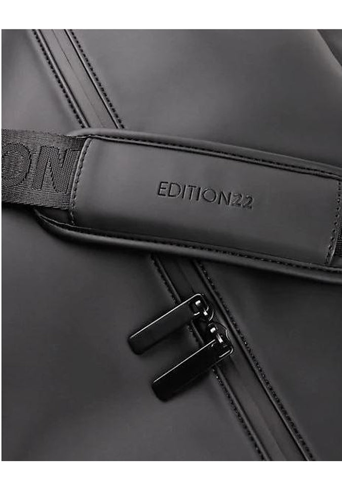 Bugatti x Edition 22 Premium Leather Duffle Bag for Men & Women - Travel, Gym & Weekend Getaways - Water-Resistant Luxury Carryall with Spacious Compartments