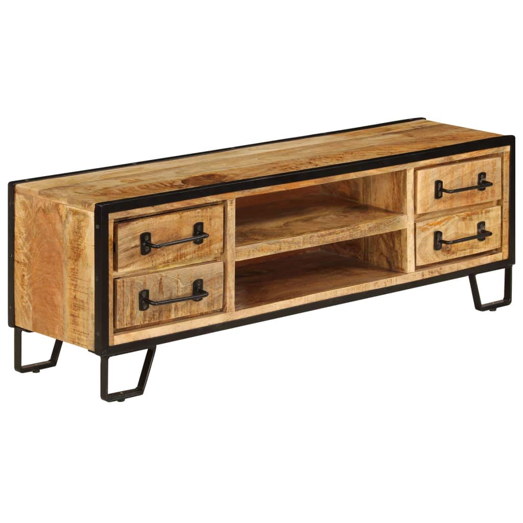 Farmhouse TV Stand with Storage - 47.2
