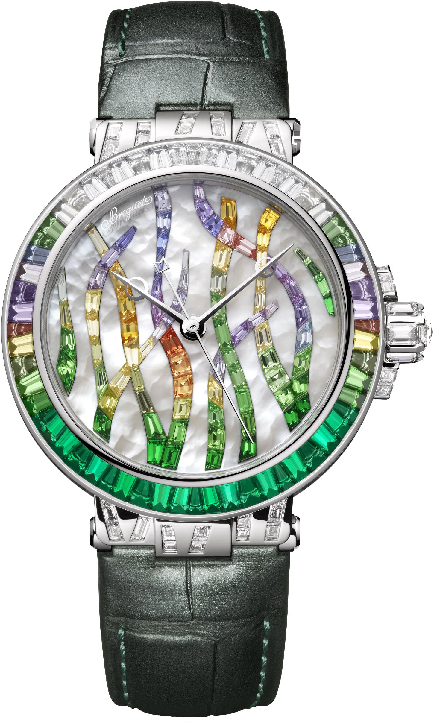 Breguet Marine Haute Joaillerie 18K White Gold 35.8mm Luxury Ladies Watch - Perfect for Formal Events, Gala Dinners & Special Occasions